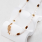 Maillard style pearl and tiger eye mixed necklace