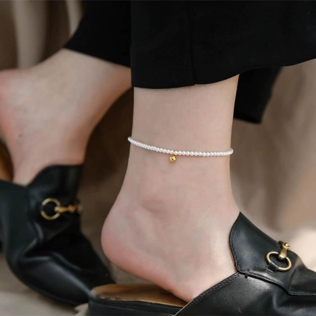 Mini Natural Freshwater Pearl Custom Anklet