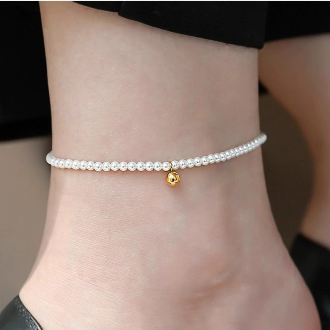 Mini Natural Freshwater Pearl Custom Anklet