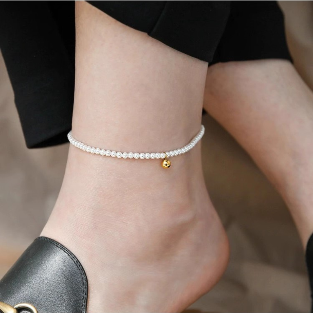 Mini Natural Freshwater Pearl Custom Anklet