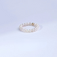 Minimalist Gold Pearl Rings AAA Quality