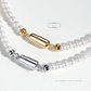 Naiya – 3-5.5mm Natural Freshwater Mini Aurora Pearl Bracelet in 18K Solid Gold or 925 Sterling Silver
