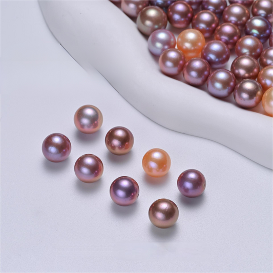 Natural Freshwater Aurora Colored Pearls（3mm-9.5mm）-- AAA Quality