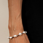 White Baroque Pearl Bracelet for Men