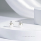 Princess – 9–9.5mm Edison Freshwater Pearl Earrings in 18K Solid White Gold
