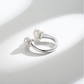 Silver Dainty Aurora Pearl Rings AAA Quality