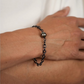 Black Thread Tahitian Pearl Bracelet for Men Gift