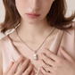 Thalia – 14–16mm Natural Baroque Pearl Pendant Necklace in 925 Sterling Silver