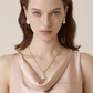 Thalia – 14–16mm Natural Baroque Pearl Pendant Necklace in 925 Sterling Silver
