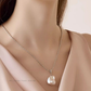 Thalia – 14–16mm Natural Baroque Pearl Pendant Necklace in 925 Sterling Silver