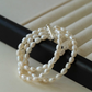 Vintage Triple Loop Pearl Bracelet -- AAA Quality