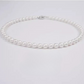 White Aurora Freshwater Pearl Necklace for Men Gift