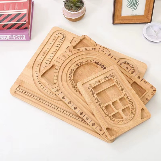 Wooden Necklace Display Tray