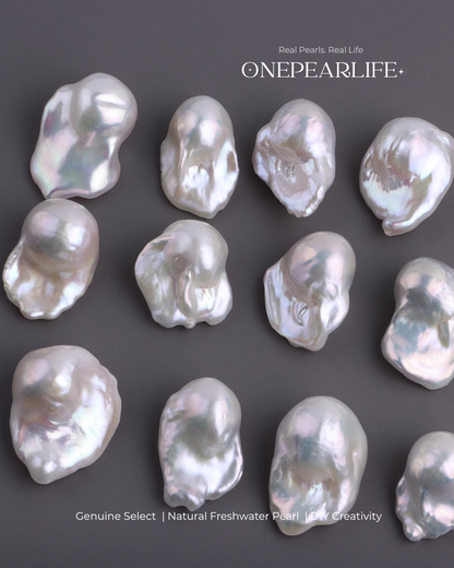 AAA Quality Natural Big Baroque Freshwater Pearl Beads – DIY Earrings, Bracelet & Necklace Jewelry Making Supplies Onepearlife