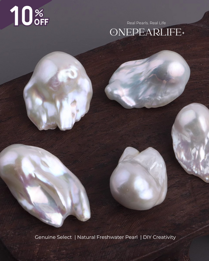 AAA Quality Natural Big Baroque Freshwater Pearl Beads – DIY Earrings, Bracelet & Necklace Jewelry Making Supplies Onepearlife