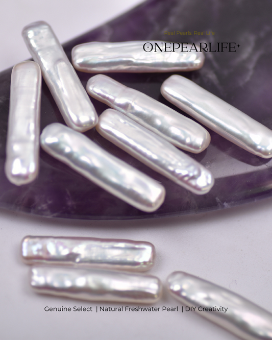 AAA Quality Natural Baroque Freshwater Elongated Pearl – DIY Earrings, Bracelet & Necklace Jewelry Making Supplies