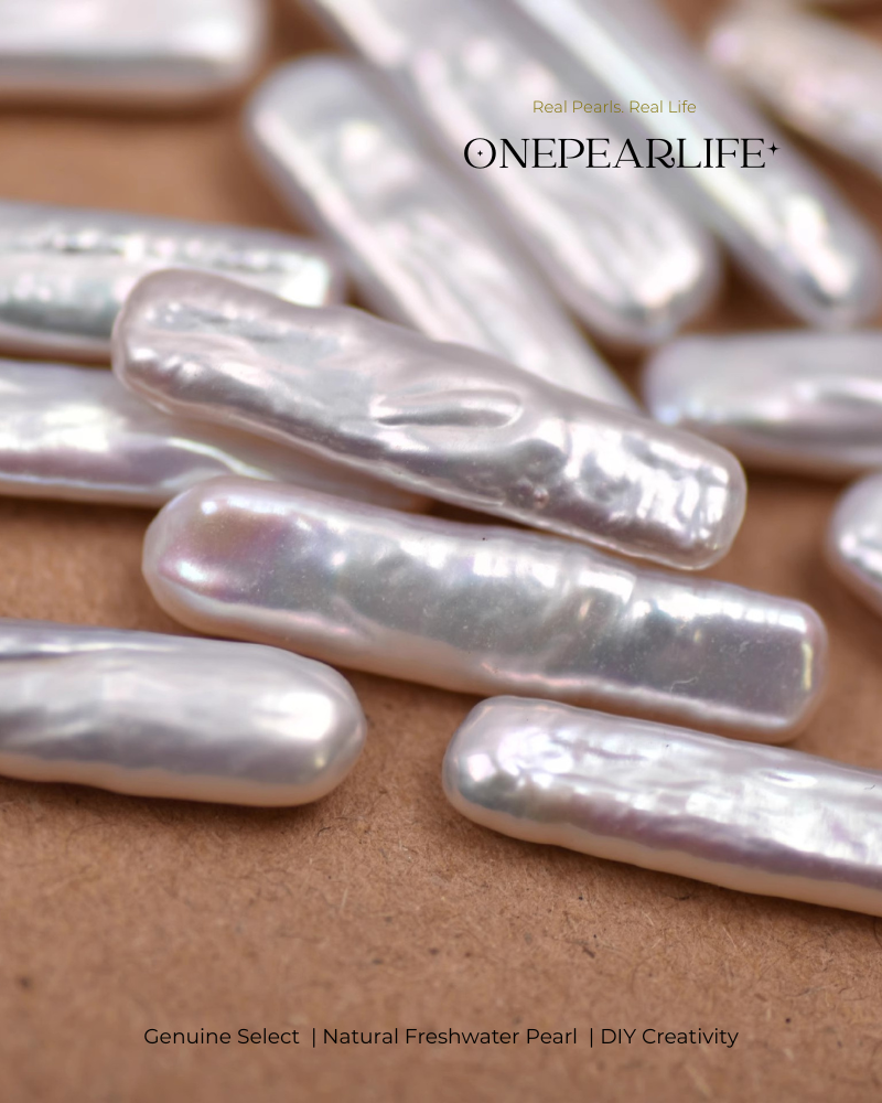 AAA Quality Natural Baroque Freshwater Elongated Pearl – DIY Earrings, Bracelet & Necklace Jewelry Making Supplies