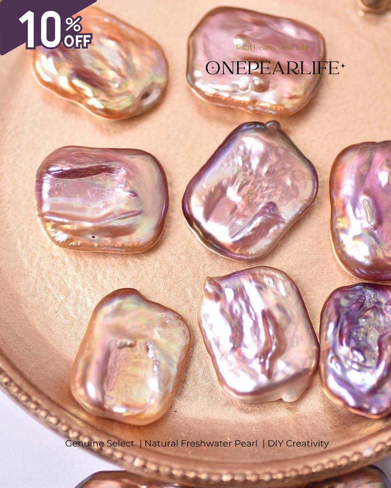 AAA Quality Natural Baroque Freshwater Rectangular Pearl – DIY Earrings, Bracelet & Necklace Jewelry Making Supplies