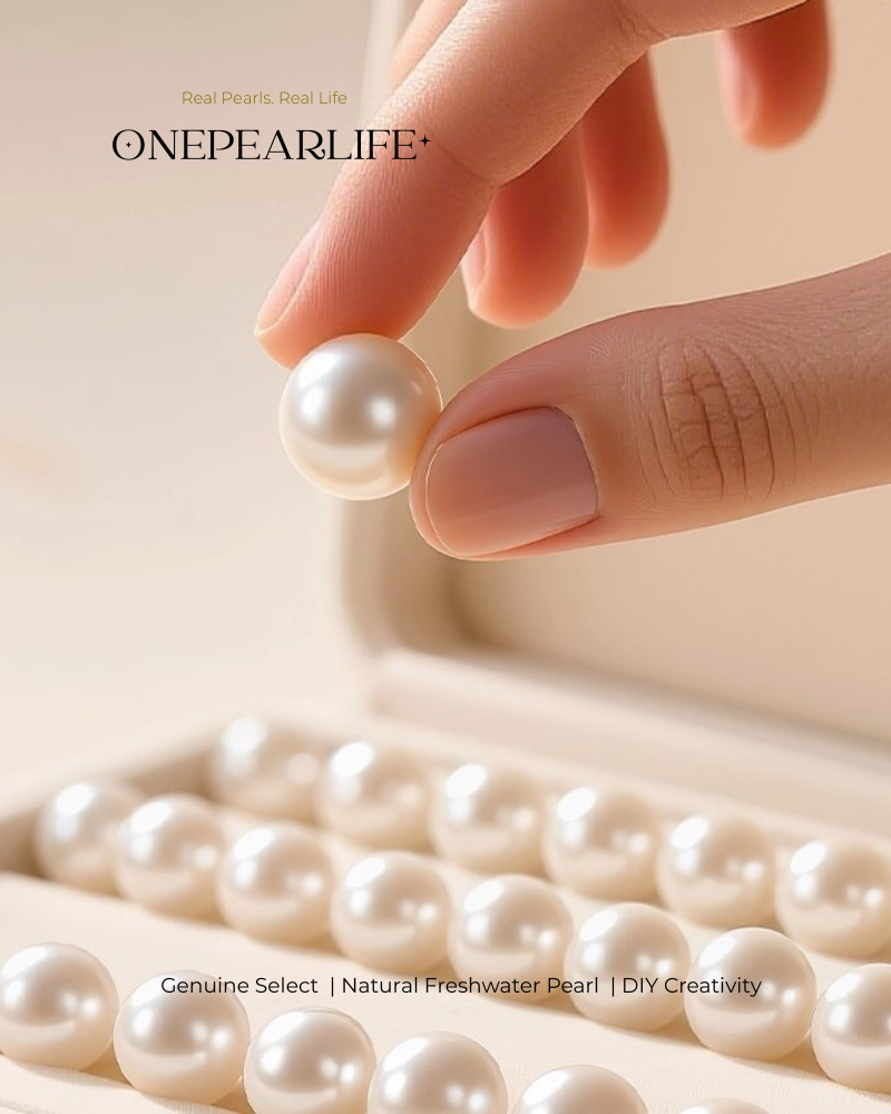 DIY Pearl Ring Kit for Beginners | 925 Silver & 18K Gold Vermeil Handmade Jewelry Materials Set