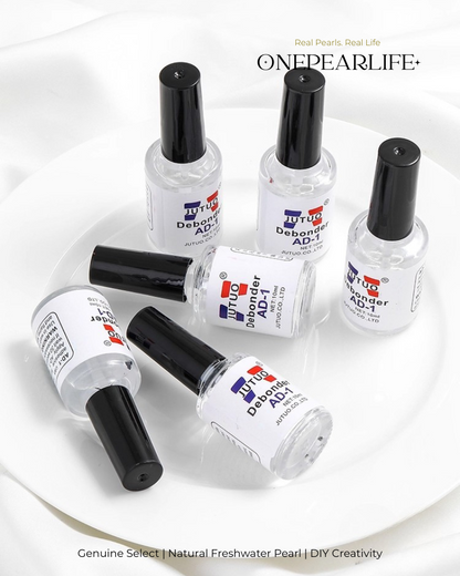 Mini 10ml glass bottle of AD-1 glue dissolving solution