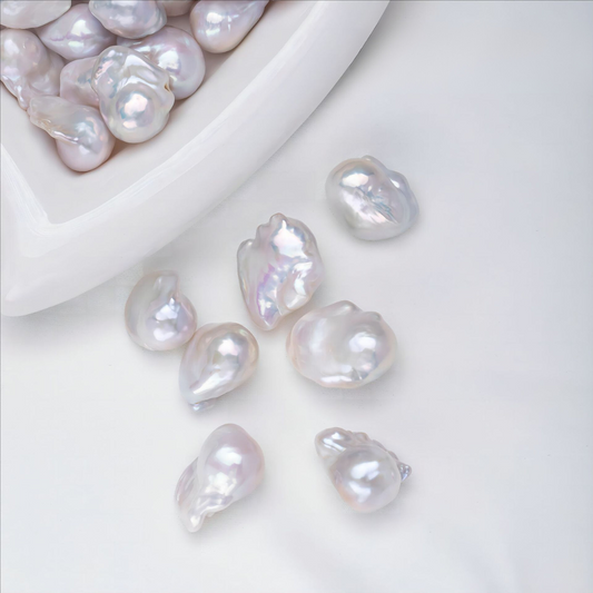 Natural Large Baroque Pearls -- AAA Quality