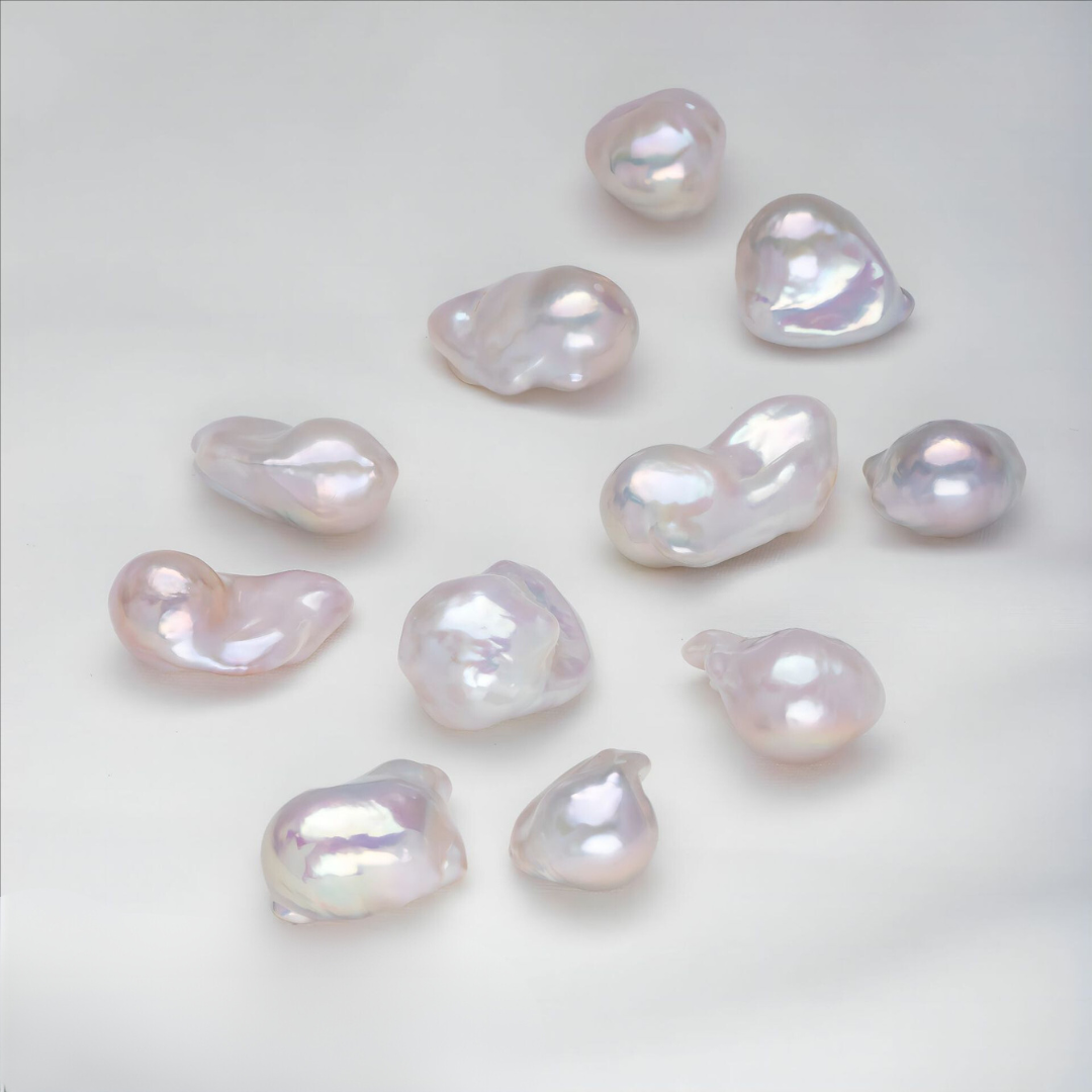 Natural Large Baroque Pearls -- AAA Quality