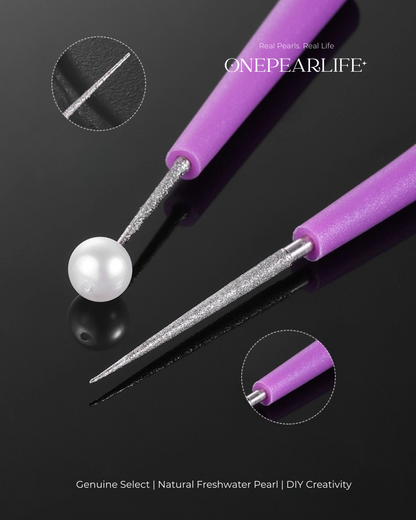 Bead Drilling Pin Set of 4 pieces– DIY Pearl Drilling Tool for Handmade Jewelry