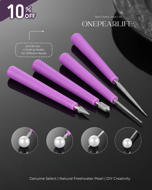 Bead Drilling Pin Set of 4 pieces– DIY Pearl Drilling Tool for Handmade Jewelry