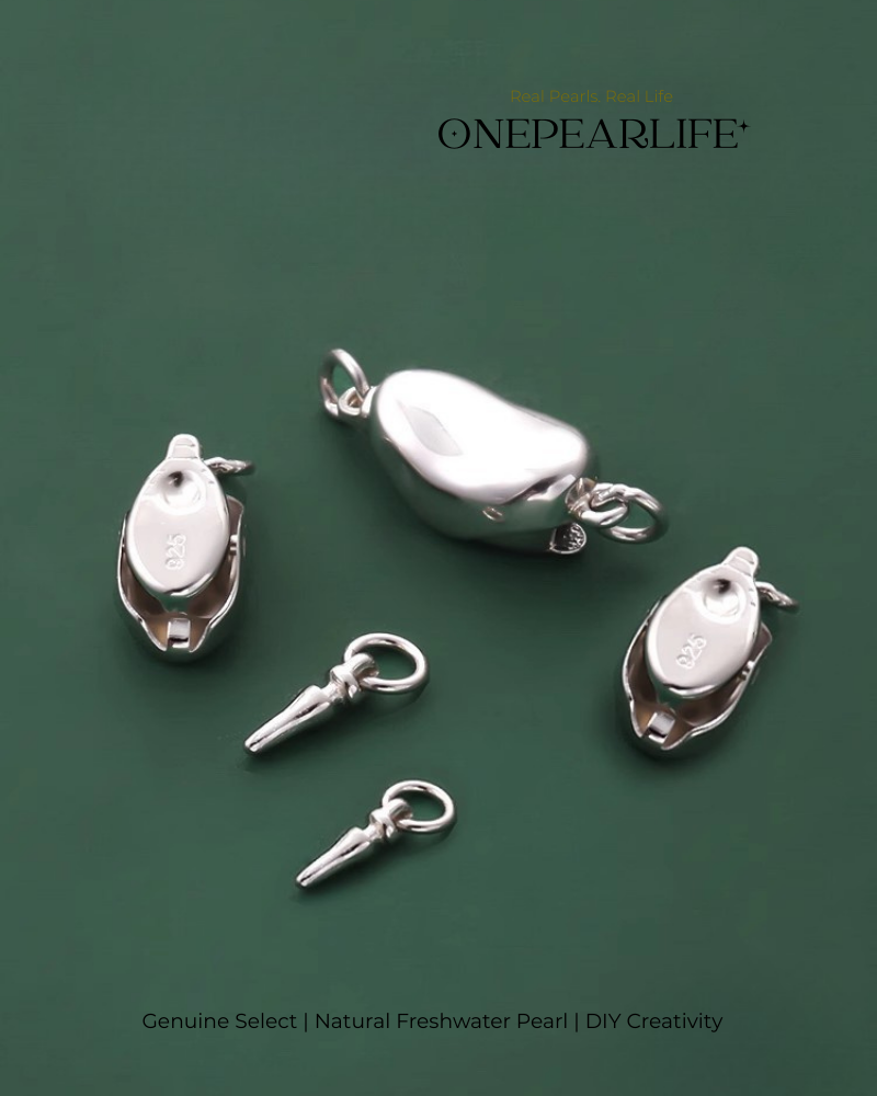 DIY Pearl Bracelet Kit for Beginners | 925 Silver Handmade Jewelry Materials Set