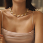 Custom Gold Vintage Pearl Choker Necklace