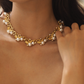 Custom Gold Vintage Pearl Choker Necklace