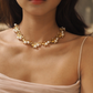 Custom Gold Vintage Pearl Choker Necklace