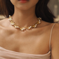 Custom Gold Vintage Pearl Choker Necklace