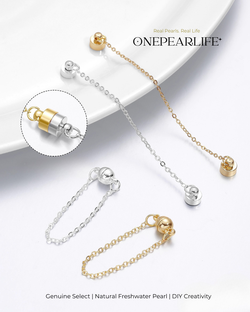 DIY Pearl Bracelet Kit for Beginners | 18K Gold Vermeil Handmade Jewelry Materials Set Onepearlife