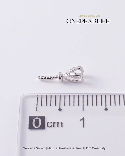 Pearl Pendant Bails – 18K Gold Vermeil & 925 Sterling Silver – DIY Jewelry Accessories