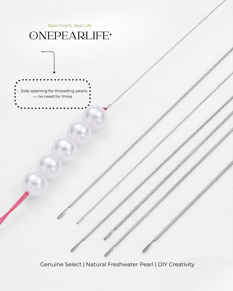 DIY jewelry making tool – bead and pearl threading needles