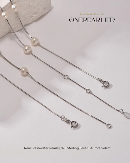 Elara – AAA Quality Natural Teardrop Freshwater Pearl Pendant Necklace | 6–7mm | 925 Sterling Silver