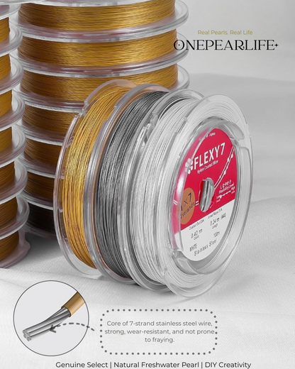 Durable wire for DIY pearl bracelets and necklaces