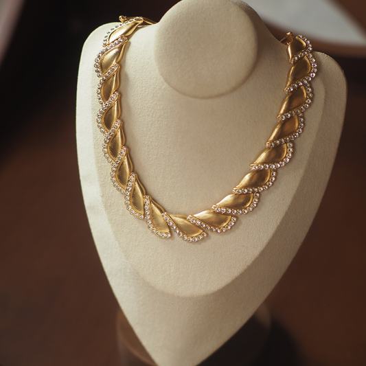 Art Deco Gold Chic Necklace