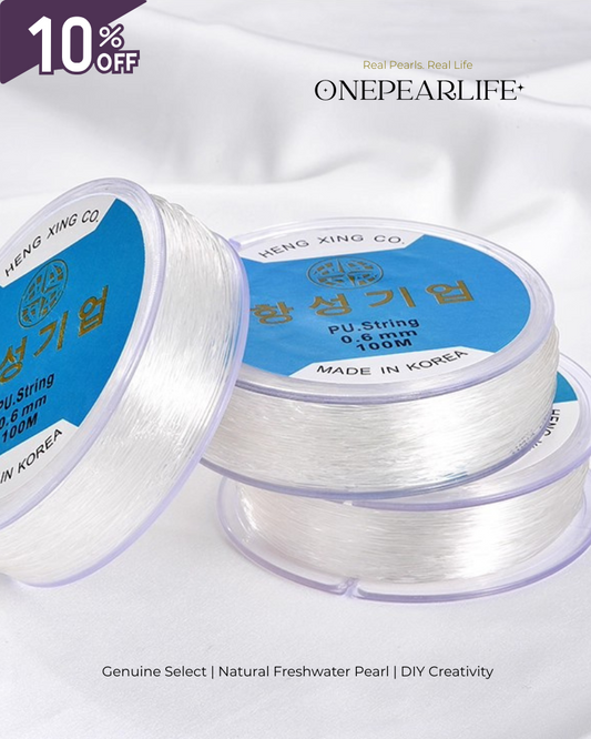 Imported Durable Transparent Elastic Beading Cord – DIY Pearl Bracelet & Necklace Threading String