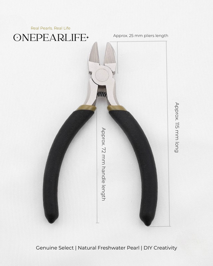 Mini DIY Jewelry Pliers Set – Round Nose, Needle Nose & Side Cutters for Beading & Wire Wrapping