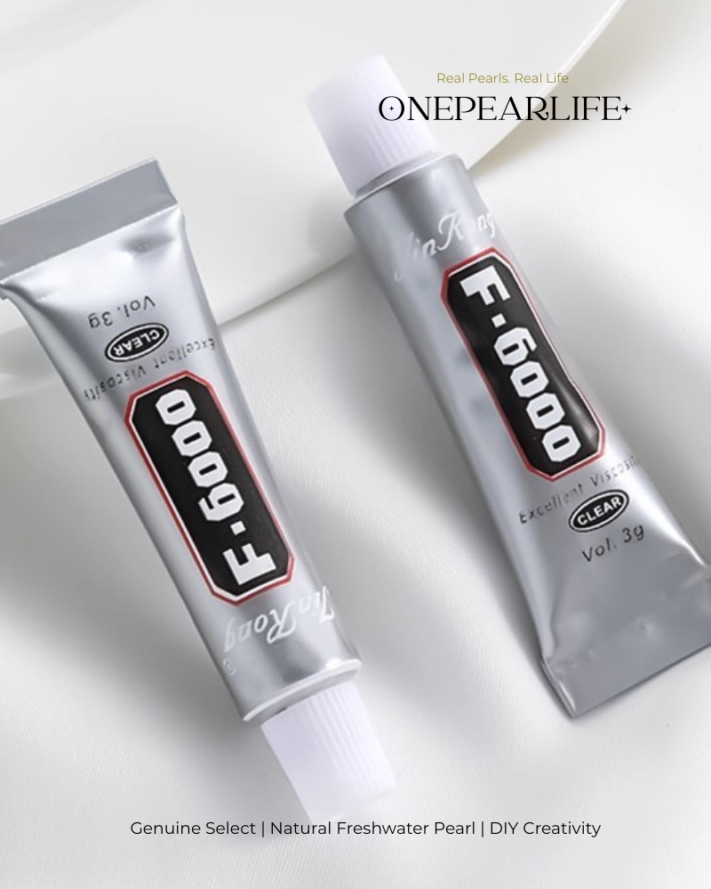 Fine-tip nozzle for precise application on pearls, rhinestones, and hair accessories
