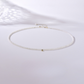 18K Solid Gold Mini Akoya Saltwater Pearl Necklace AAAA Quality