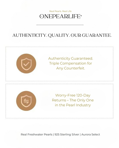 Faye – AAA Quality Natural Freshwater Pearl Drop Threader Earrings | 6–6.5mm | 18K Gold Vermeil