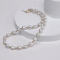 Vintage Baroque Pearl Necklace Choker - AAA Quality