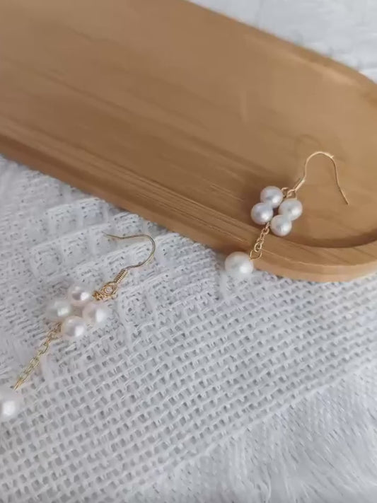 DIY Handmade Baroque Petal Pearl Earring Hooks （Level A Difficulty - Beginner Level）