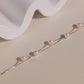 18K Gold Janpanese Akoya Pearl Tincup Bracelet - AAA Quality