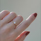 Handcrafted Gold Personalized Natural Freshwater Pearl Ring