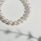 7.0mm-9.5mm Natural White Freshwater Pearl Bracelet - AAA+ Quality