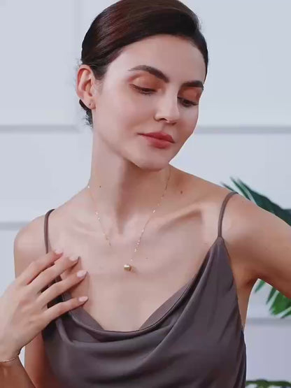 Aurelia – 10–10.5mm South Sea Pearl Pendant Necklace in 18K Solid Gold